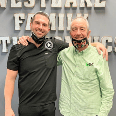 Dr. Tomblyn and patient, representing Top Benefits of Adult Orthodontic Treatment