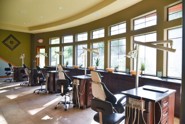 Tomblyn Family Orthodontics Steiner Ranch Office Tomblyn Family Orthodontics Tomblyn Family Orthodontics Steiner Ranch Office Austin Texas TX Orthodontist Exam Dental Chair
